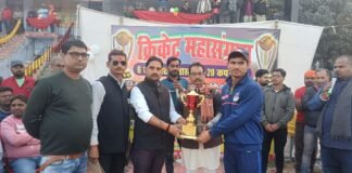 छठवे मास्टर ब्लास्टर टी 20 कप का भव्य उद्घाटन सम्पन्न-