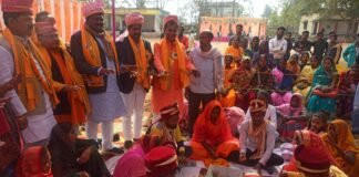 बंधन में बंधे 70 जोड़े ,एक जोड़े का हुआ निकाह