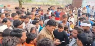 राजनगर विधायक अरविंद पटैरिया द्वारा ओलावृष्टि से प्रभावित ग्रामो का किया जा रहा दौरा