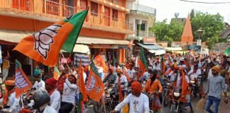 एमपी के सीएम मोहन यादव ने दुद्धी में किया रोड शो ,मांगे श्रवण व रिंकी कोल के लिए वोट